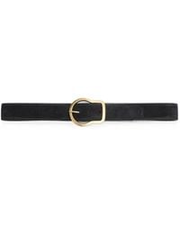 Dorothee Schumacher - Suede Buckle Belt - Lyst