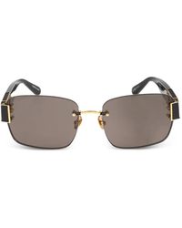 Linda Farrow - Jessica Rectangle Sunglasses - Lyst