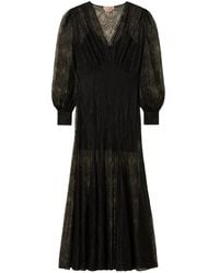 Twinset - Valenciennes Lace Long Dress - Lyst