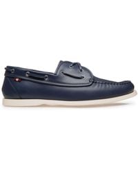 Bally - Leather Boat Shoes - Lyst