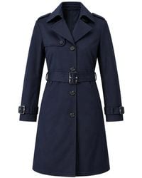 Add - Single-Breasted Belted Trench Coat - Lyst
