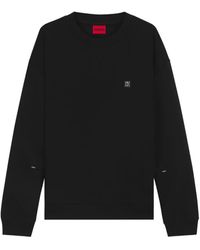 HUGO - Maglione Con Applicazione Logo - Lyst