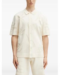 Filling Pieces - Intarsia-Knit Short-Sleeve Shirt - Lyst