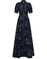 Rebecca Vallance - Alexandra Maxi-Jurk Met Bloemenprint En Ceintuur - Lyst