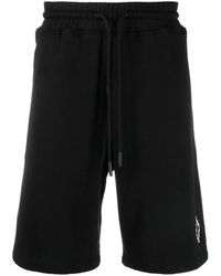 Marcelo Burlon - Bermudas con logo estampado - Lyst
