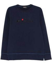 Kiton - Sweatshirt With Embroidered Logo - Lyst