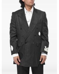 Off-White c/o Virgil Abloh - Meteor Cut-Out Double-Breasted Blazer - Lyst
