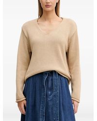 Mos Mosh - Mmbine V-Neck Knitted Sweater - Lyst