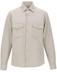 Eleventy - Long-Sleeved Shirt Jacket - Lyst