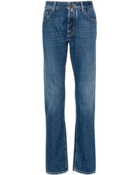 Jacob Cohen - Bard Mid-Rise Slim-Cut Jeans - Lyst