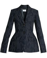 Erdem - Stripe-Pattern Fitted Blazer - Lyst