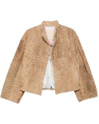 Liska - Veste Texturée À Col Montant - Lyst