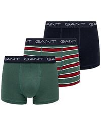 GANT - Logo-Detail Boxers (Set Of Three) - Lyst