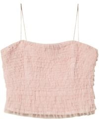 Twinset - Tulle Ruffle Top - Lyst