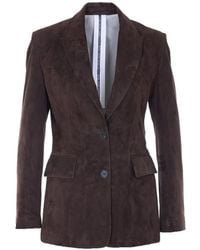 S.W.O.R.D - Buttons Suede Jacket - Lyst