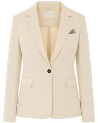 Circolo 1901 - Single-Breasted Peaked-Lapels Blazer - Lyst