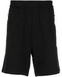 DSquared² - Logo-Print Bermuda Track Shorts - Lyst