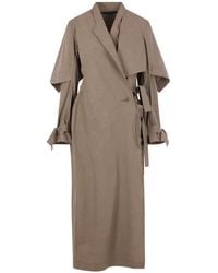 Yehuafan - Layered Trench Coat - Lyst