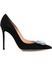 Gianvito Rossi - Jaipur 105mm Suede Pumps - Lyst