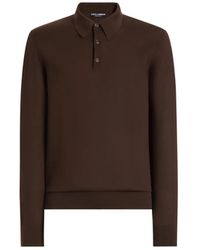 Dolce & Gabbana - Cashmere Polo Shirt - Lyst