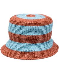 La DoubleJ - Sombrero de pescador a rayas horizontales - Lyst