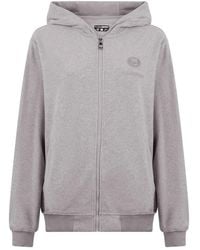 Philipp Plein - Zip-Up Patch-Detail Hoodie - Lyst