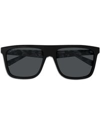Gucci - Lunettes De Soleil À Monture Carrée - Lyst
