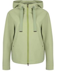 Herno - Hooded Zip-Front Jacket - Lyst