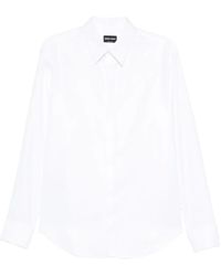 Giorgio Armani - Long-Sleeve Button-Up Shirt - Lyst
