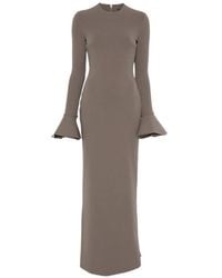 Solace London - Alicia Flare-sleeve Maxi Dress - Lyst
