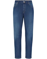 Brunello Cucinelli - Jeans Mit Geradem Bein - Lyst