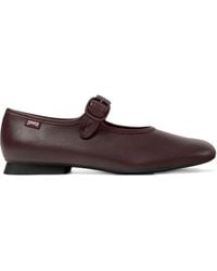Camper - Casi Myra Buckle-Strap Flats Pumps - Lyst