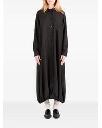 Societe Anonyme - Elasticated-Hem Maxi Shirt Dress - Lyst