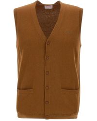 Sun 68 - Gilet Con Scollo A V - Lyst