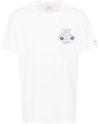 Mc2 Saint Barth - Camiseta con logo bordado - Lyst