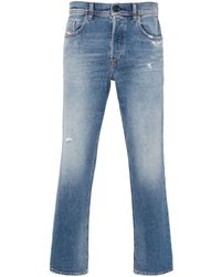 DIESEL - 2023 D-finitive Mid-rise Tapered-leg Jeans - Lyst