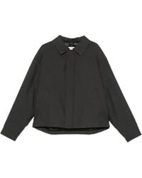 MM6 by Maison Margiela - Logo-Embroidered Concealed-Fastening Jacket - Lyst