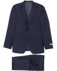 Canali - Costume À Motif De Chevrons - Lyst