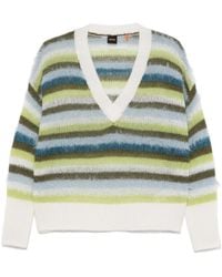 BOSS - Maglione A Righe - Lyst