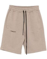 Hamza - Cotton-Blend Track Shorts - Lyst