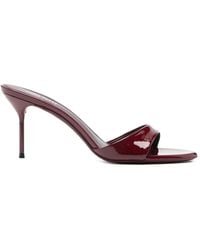 Paris Texas - Leather Heeled Sandals - Lyst