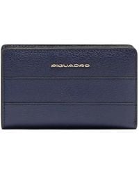 Piquadro - Bifold Leather Wallet - Lyst