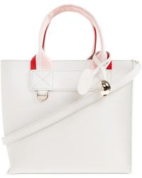 Furla - Striped Handle Tote Bag - Lyst