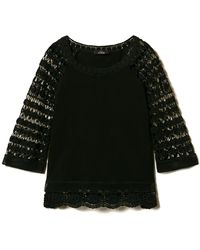 Twinset - Macramé-Detail Blouse - Lyst