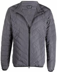 EA7 - High-neck Zip-up Padded Jacket - Lyst