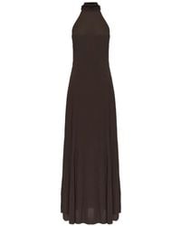 Samsøe & Samsøe - Halterneck Tie-Fastening Dress - Lyst