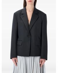 Low Classic - Notched-Lapel Button-Fastening Blazer - Lyst