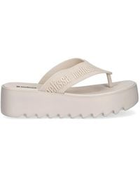 Melissa - Logo-Embossed Platform Sandals - Lyst