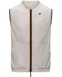 K-Way - Zip-Up Coat - Lyst