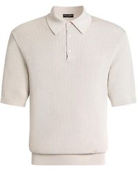 Dolce & Gabbana - Ribbed Polo - Lyst